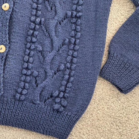 * North of New York Vintage 80s Sweater 100% Wool Cottagecore MEDIUM - 1I1785 - Picture 2 of 3